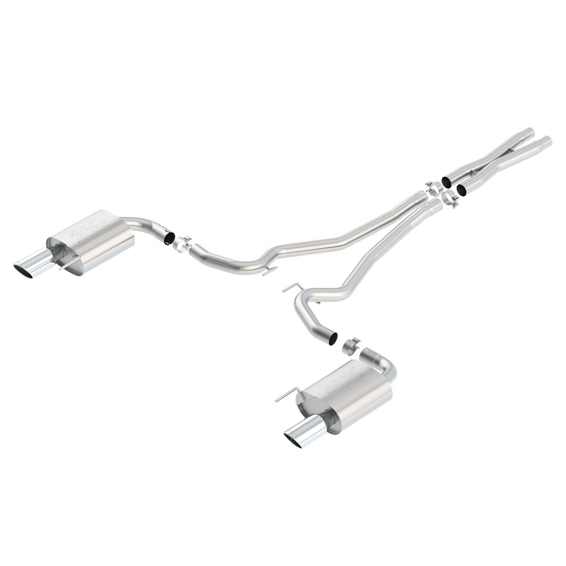Borla Cat-Back Exhaust System – ATAK | 2015-2017 Ford Mustang 5.0L (140591)
