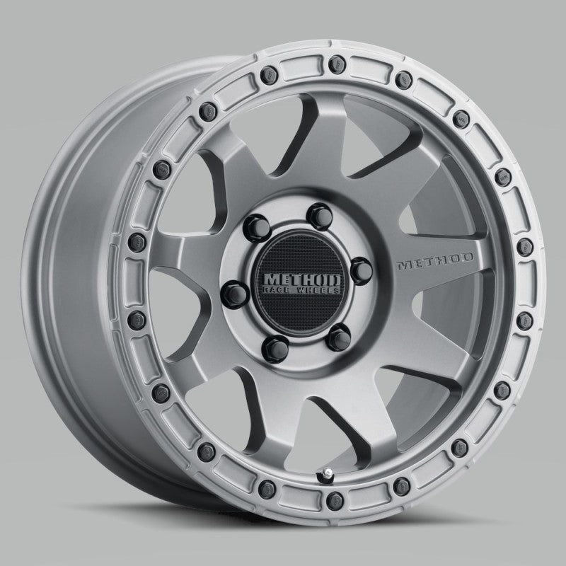 Method MR317 17×8.5 0mm Offset 6×5.5 106.25mm CB Matte Titanium Wheel
