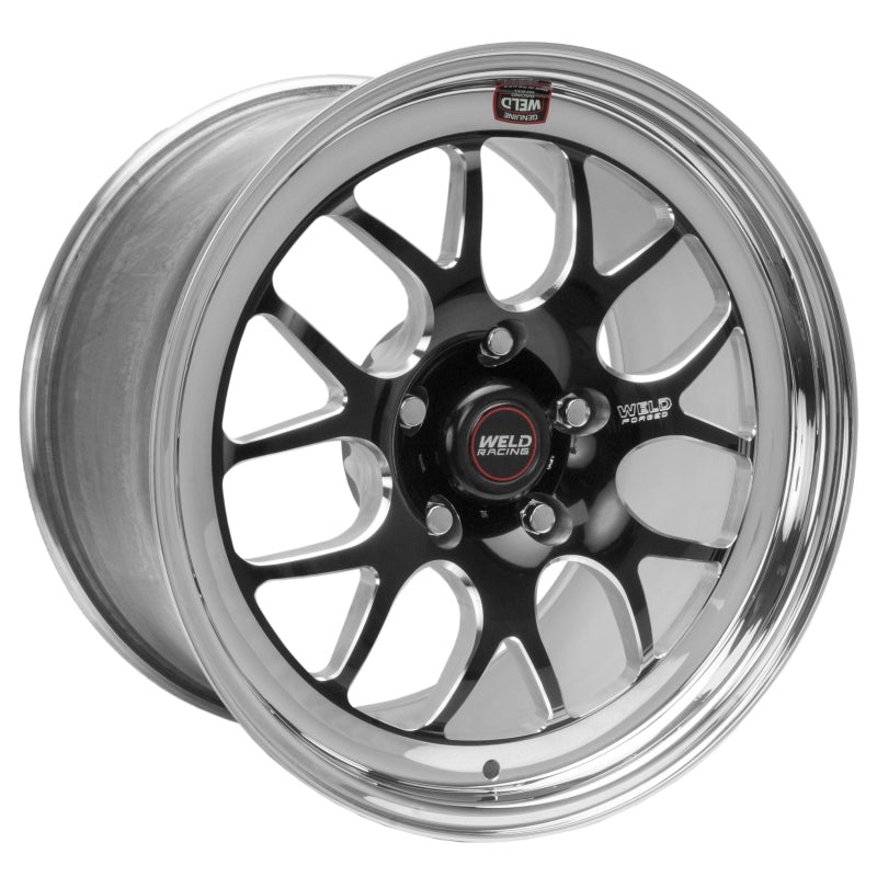 Weld S77 17×9 / 5×4.75 BP / 3.7in. BS Black Wheel (High Pad) – Non-Beadlock