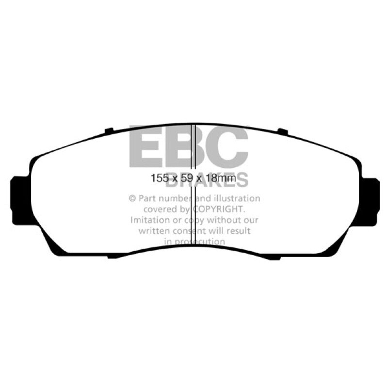 EBC 07-09 Acura RDX 2.3 Turbo Redstuff Front Brake Pads