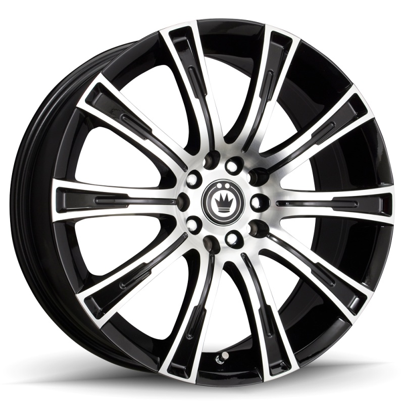 Konig Crown 16×7.5 5×110/115 ET40 Black Machine Face