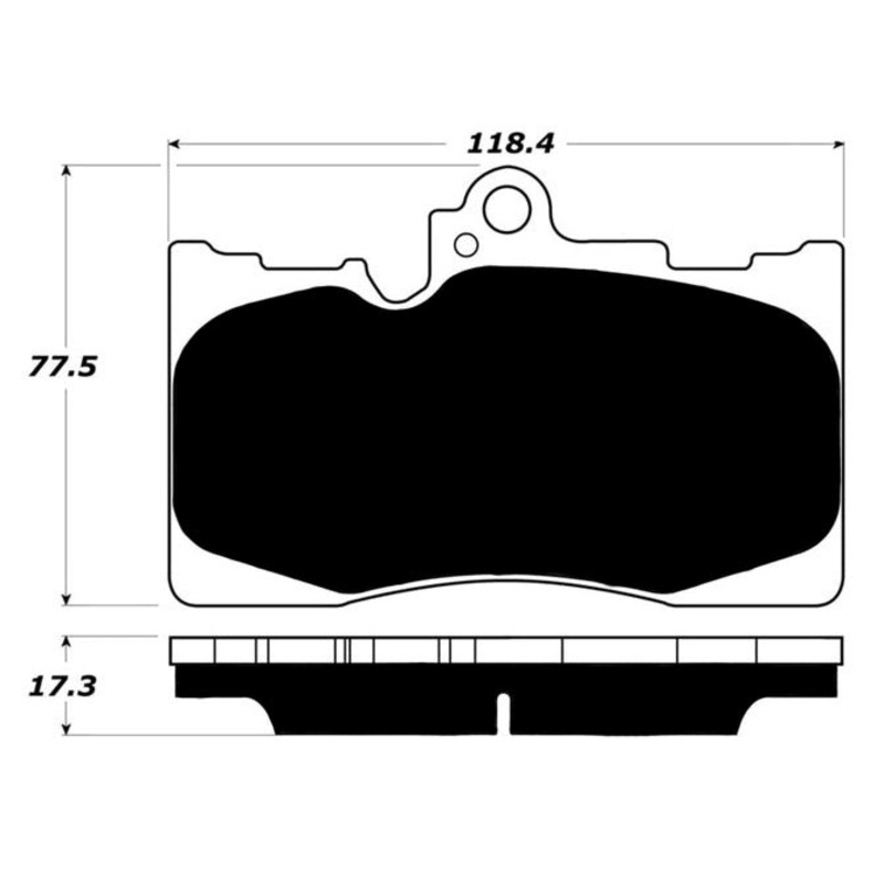 Porterfield Brake Pads for 2017 LEXUS RC200T