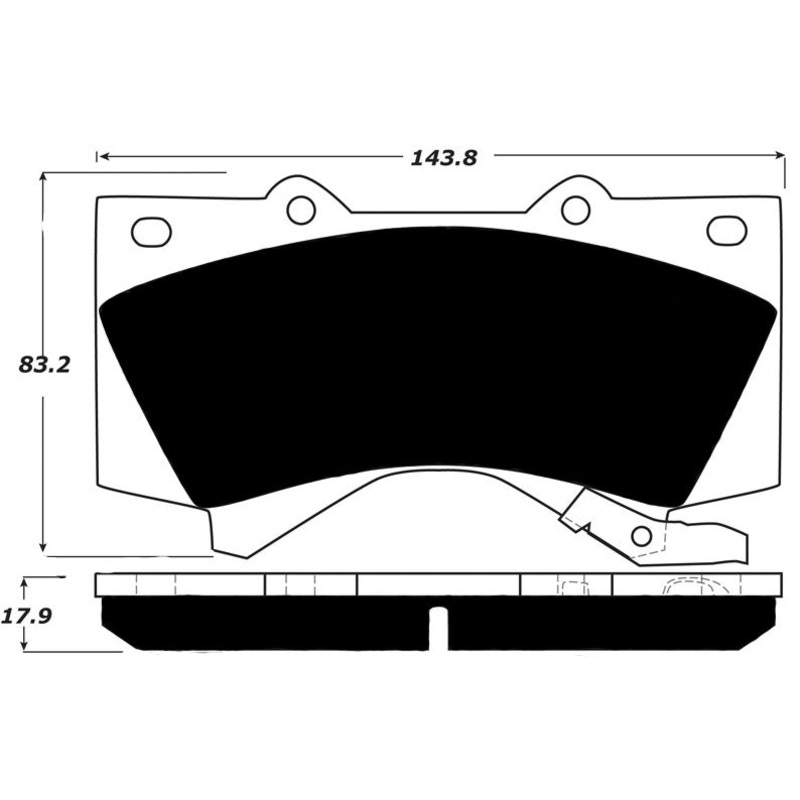 Porterfield Brake Pads for 2007 TOYOTA TUNDRA