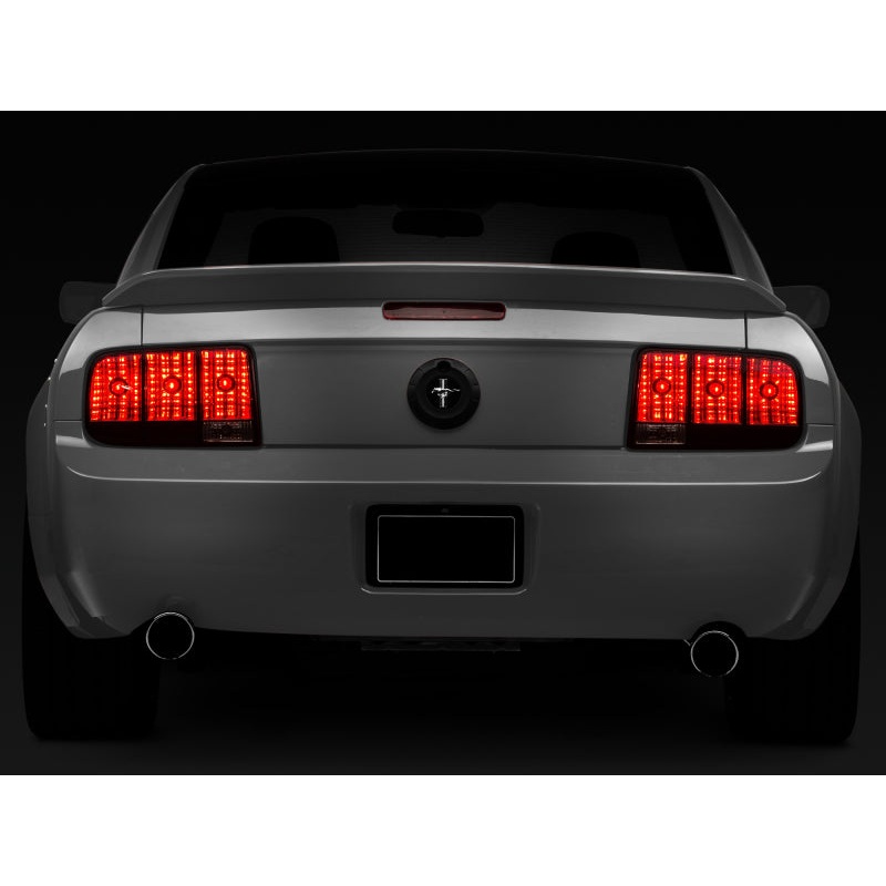 Raxiom 05-09 Ford Mustang Tail Lights- Black Housing (Smoked Lens)