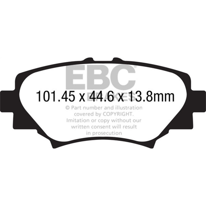 EBC 14+ Mazda 3 2.0 (Japan Build) Greenstuff Rear Brake Pads