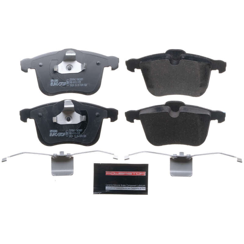 PowerStop Power Stop 10-11 Saab 9-3X Euro-Stop ECE-R90 Front Brake Pads