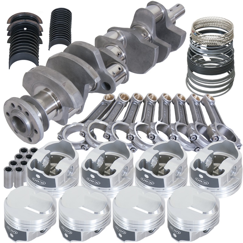 Eagle Chevy 454 4.000in Crank 6.135in I-Beam Rods 43cc Dome 4.310in Pistons Rotating Assembly