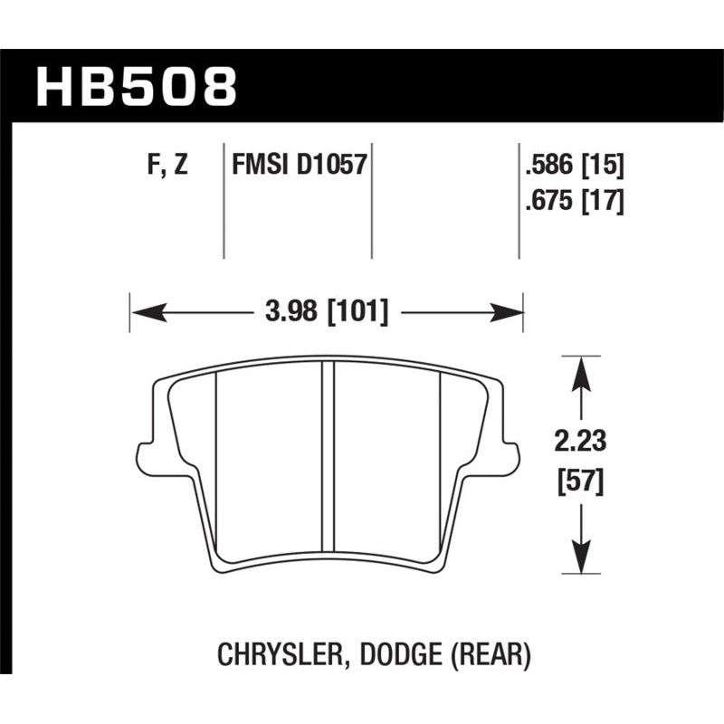 Hawk Performance Ceramic Street Brake Pads