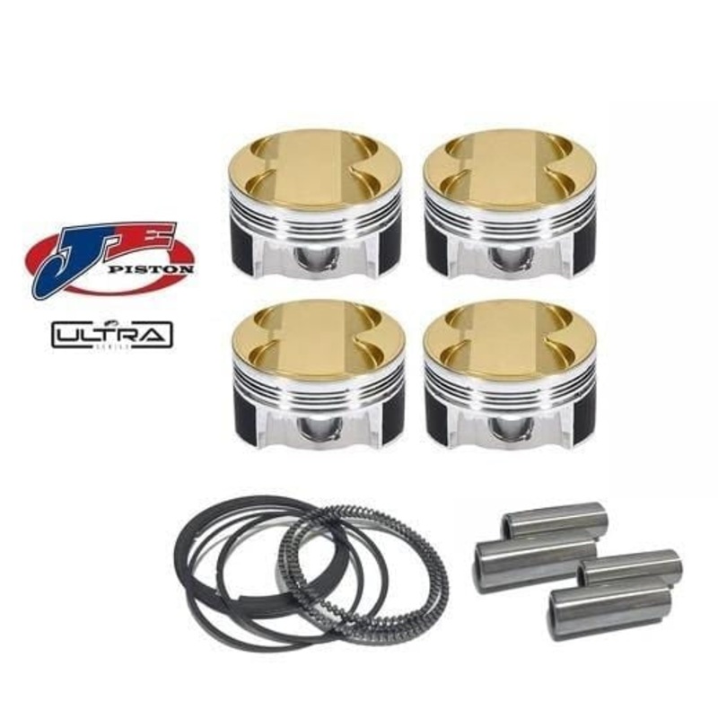 JE Ultra Series Forged Pistons RSX Type S Civic Si 06-11 K20A2 K20Z1 K20Z3 88mm +2mm -1.6 cc 10.0:1