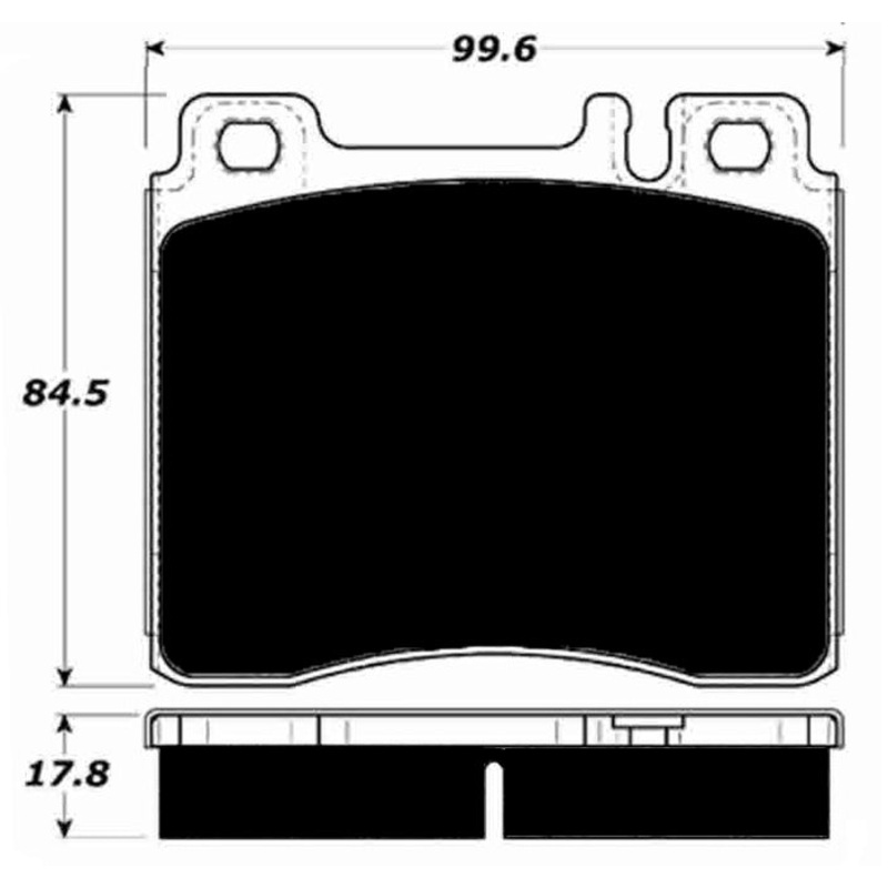 Porterfield Brake Pads for 1999 MERCEDES-BENZ CL500