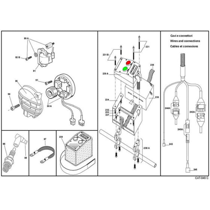 (240A) IA-A-60919-C Leopard Starter Connection Complete