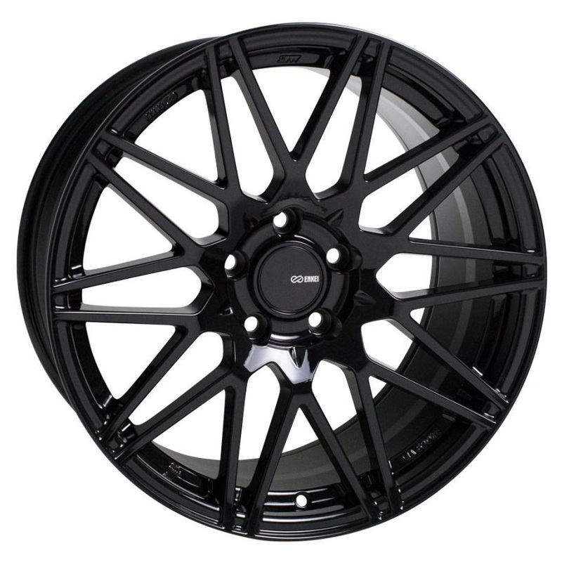 Enkei TMS 17×8 5×114.3 35mm Offset 72.6mm Bore Gloss Black Wheel
