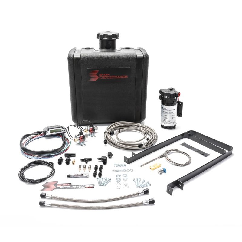 Snow Performance 94-07 Dodge 5.9L Stg 3 Boost Cooler Water Injection Kit (SS Braided Line & 4AN)