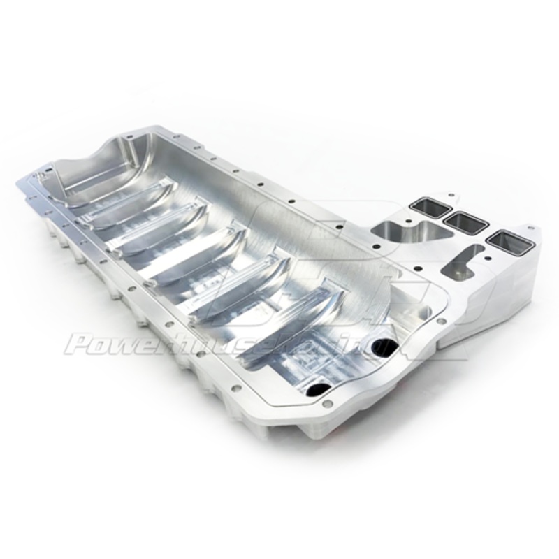 PowerHouse Racing (PHR) Billet Dry Sump Pan for 2JZ, Mazworx Billet Race Block