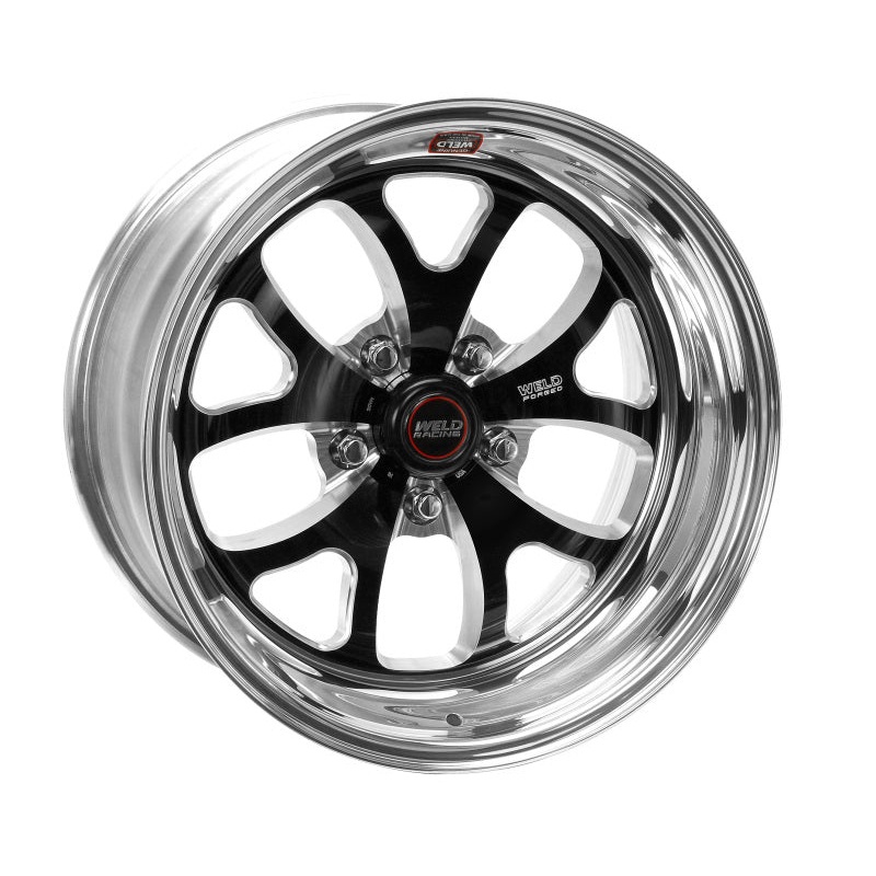 Weld S76 17×5 / 5×4.75 BP / 3.3in. BS Black Wheel (Medium Pad) – Non-Beadlock