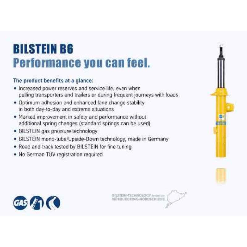 Bilstein B6 Performance 14-15 Mazda 3 Front Right 36mm Monotube Shock