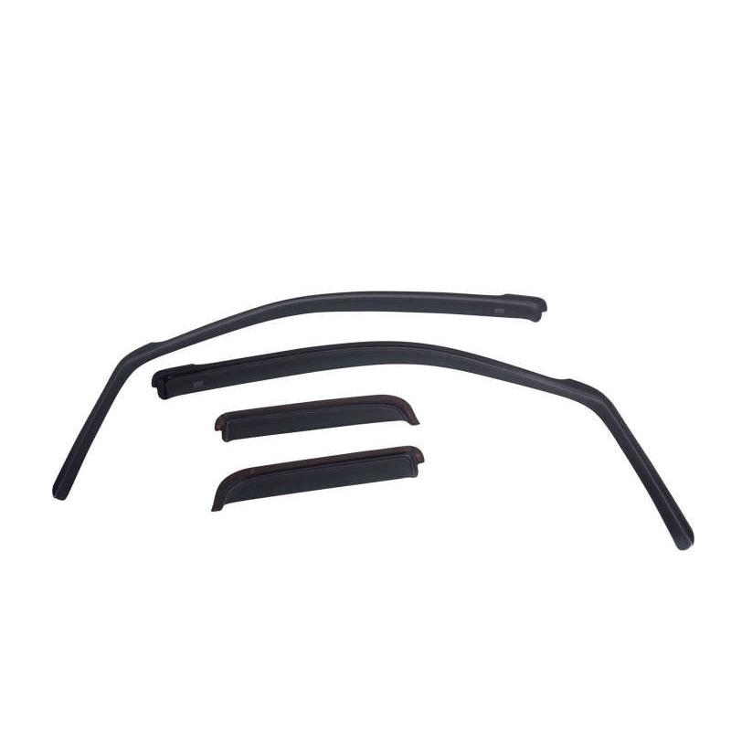 EGR 14-22 Jeep Cherokee In-Channel Window Visors Front/Rear Set Matte Black