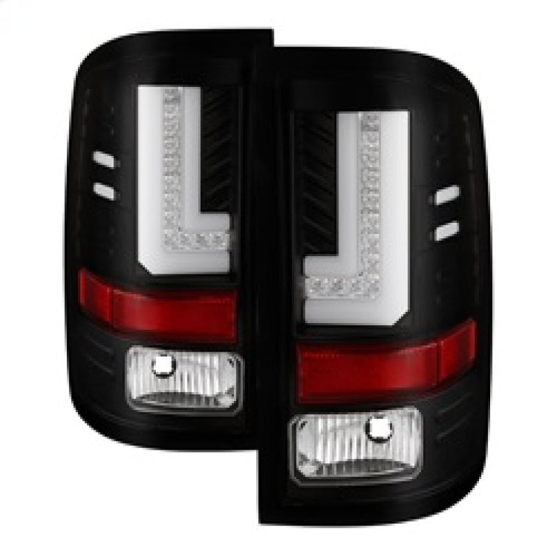 Spyder GMC Sierra 2016-2017 Light Bar LED Tail Lights – Black ALT-YD-GS16-LED-BK