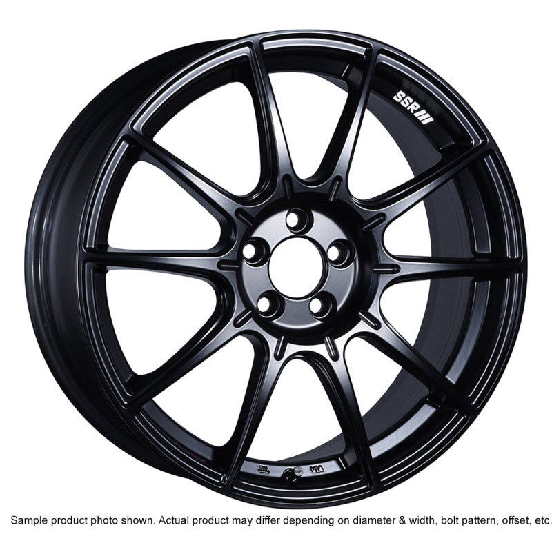 SSR GTX01 17×8 5×114.3 45mm Offset Flat Black Wheel