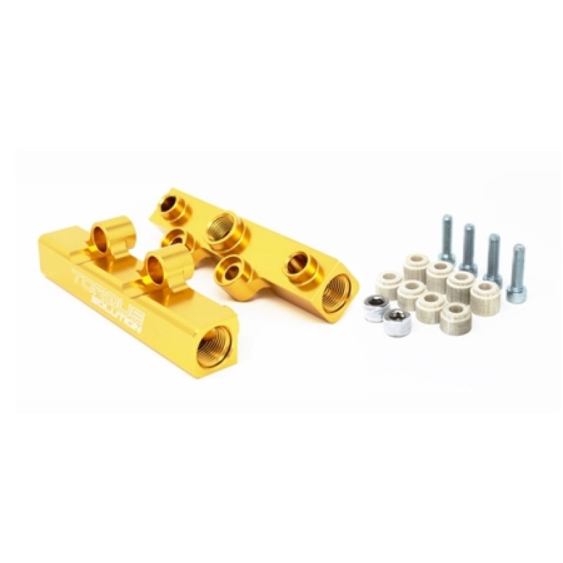Torque Solution Top Feed Fuel Rails Gold WRX 2002-2014 / STI 2007-2020 / Legacy GT 2008-2012 / Forester XT 2006-2013 | TS-SU-400G.2