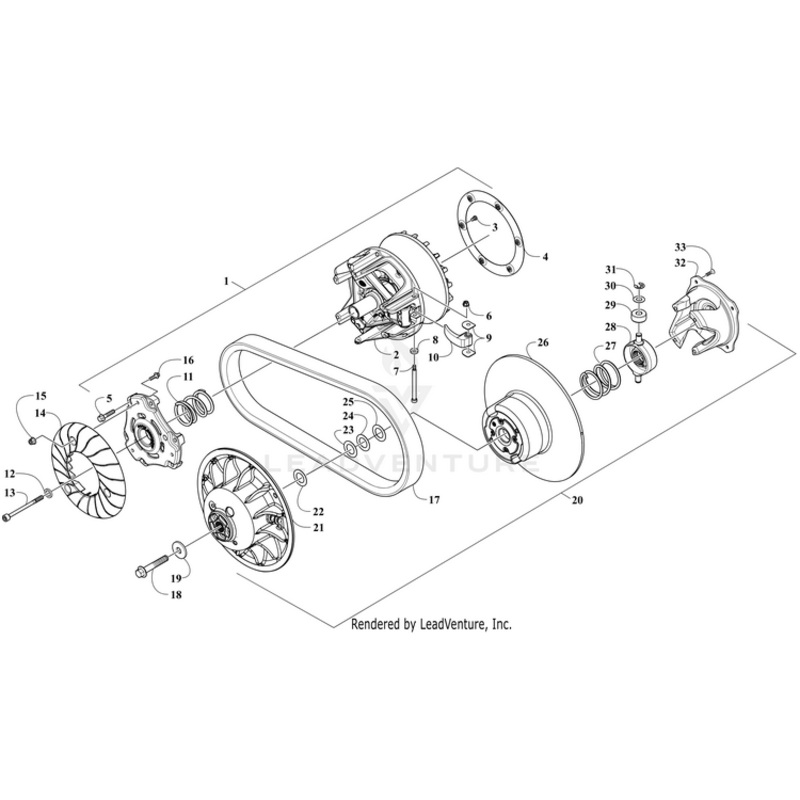 Washer, Clutch Bolt By Arctic Cat