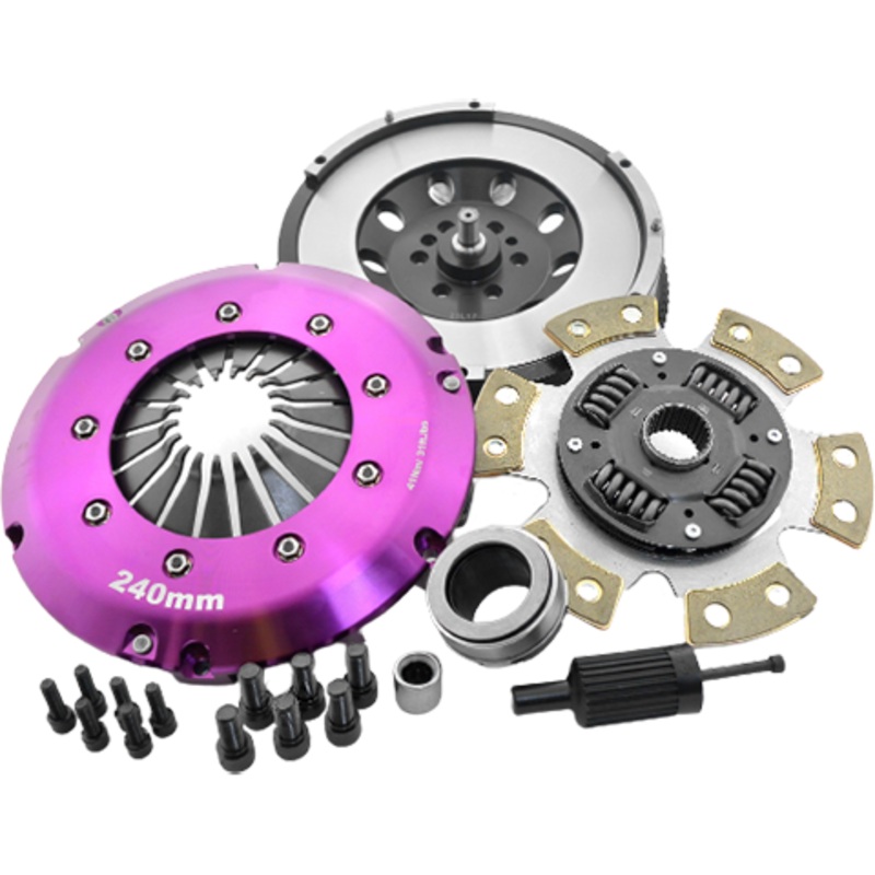 XClutch Stage 2R Ceramic Race Disc Clutch Kit with Flywheel | 2011 BMW 1 Series M, 2011-2015 BMW 335i, and 2011-2013 BMW 135i (XKBM24566-1R)