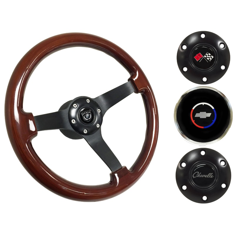 1967-68 Chevelle Steering Wheel Kit | Mahogany Wood |  ST3127