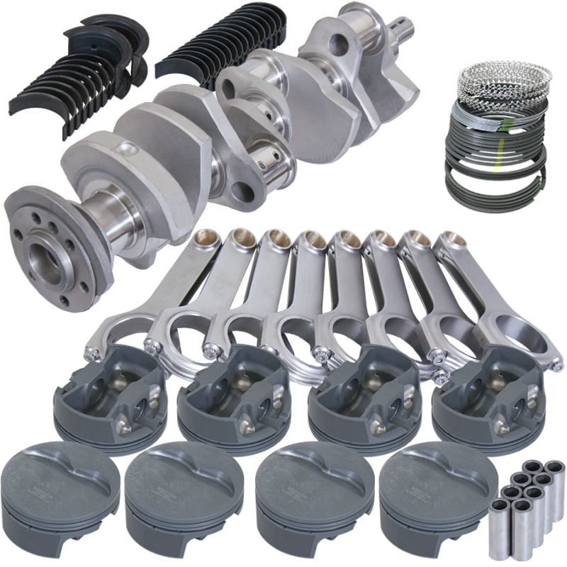 Eagle Chevy 400 350 Mains 4.000in Crank 6.000in H-Beam Stroker Rod 4.165in Pistons Rotating Assembly