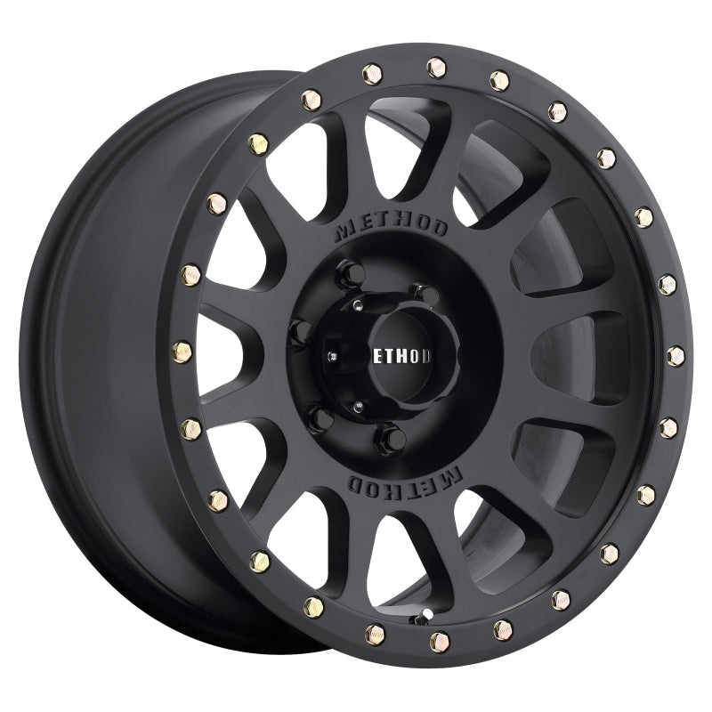 Method MR305 NV 18×9 -12mm Offset 6×5.5 108mm CB Matte Black Wheel