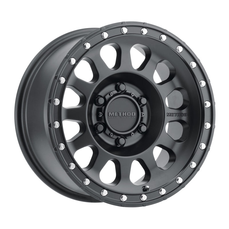 Method MR315 16×8 0mm Offset 6×5.5 106.25mm CB Matte Black Wheel