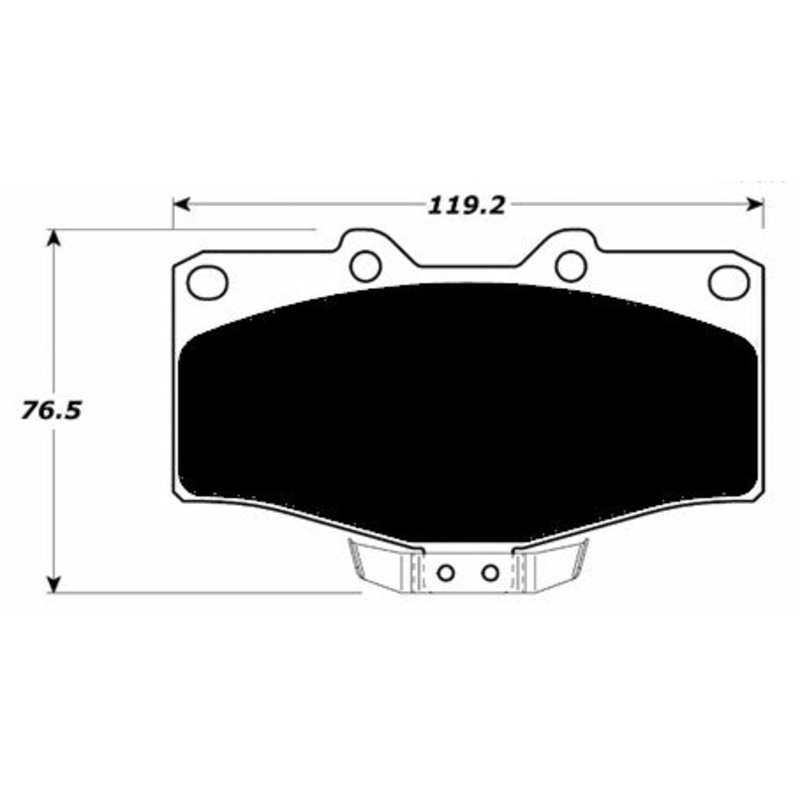 Porterfield Brake Pads for 1994 TOYOTA 4RUNNER