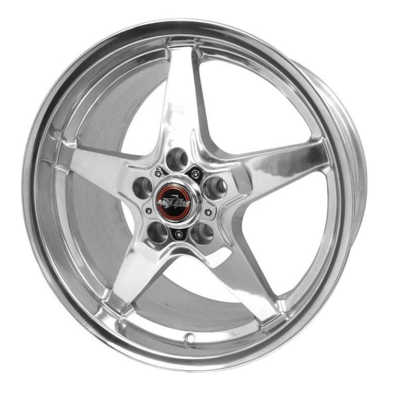 Race Star 92 Drag Star 18×10.50 5×4.50bc 7.63bs Direct Drill Polished Wheel