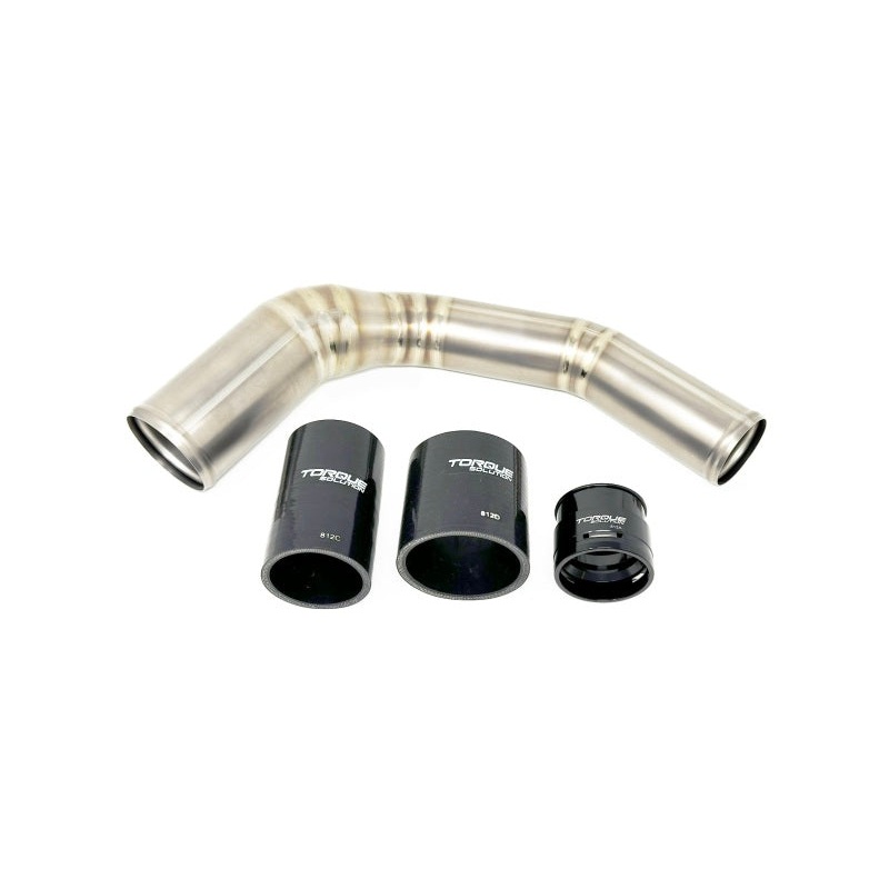 Torque Solution 2022+ WRX / 19-23 Subaru Ascent Titanium Top Mount Charge Pipe – Brushed