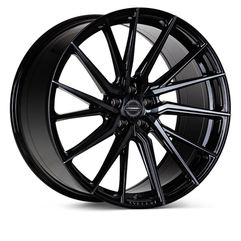 Vossen HF-4T 22×9 / 5×114.3 / ET32 / Flat Face / 73.1 – Double Tinted – Gloss Black – Left Wheel