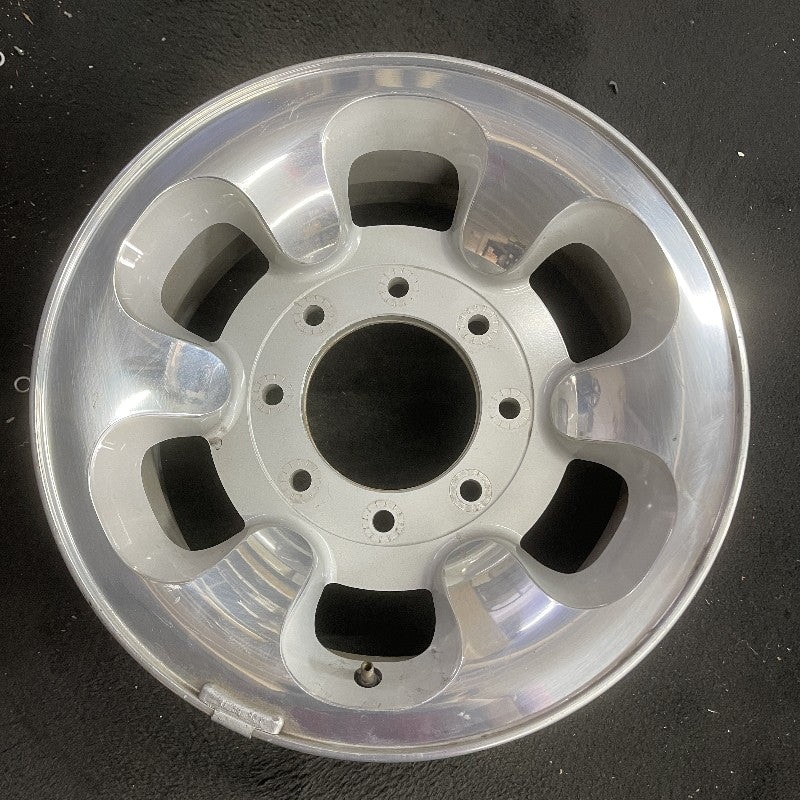 16″ FORD F250SD PICKUP 99-00 16×7 SRW aluminum 6 D shaped holes Original OEM Wheel Rim