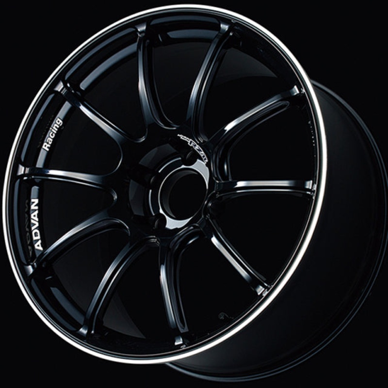 Advan RZII Wheel – 18×9.5 +45 | 5×100 | Racing Gloss Black & Ring