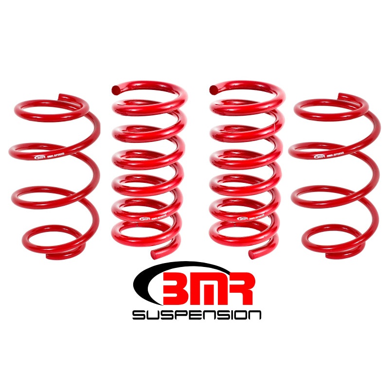 BMR 15-17 S550 Mustang Performance Version Lowering Springs (Set Of 4) – Red