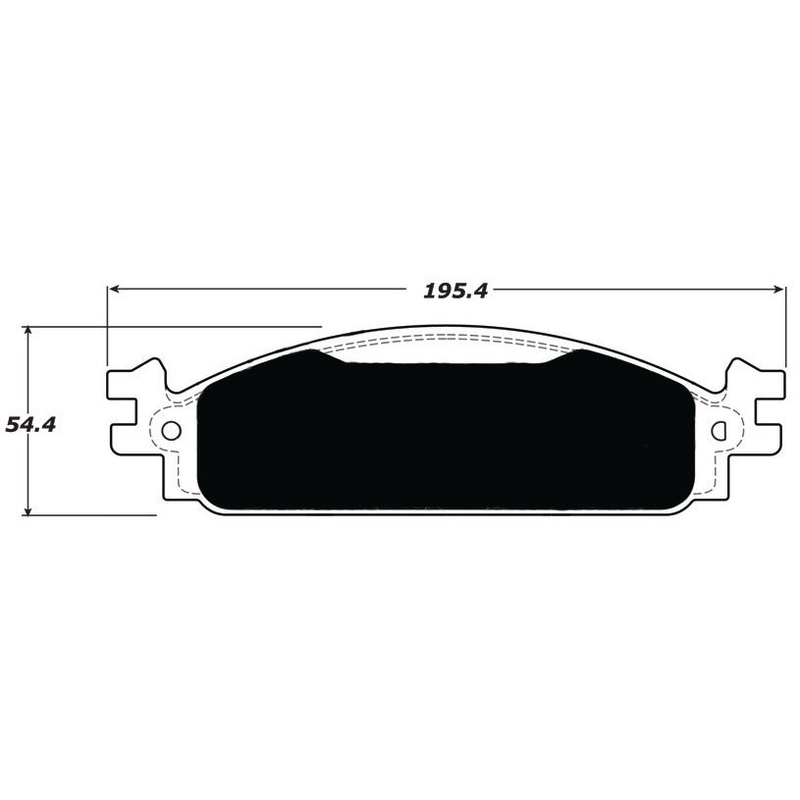 Porterfield Brake Pads for 2010 FORD TAURUS SHO exc. Perf. Package