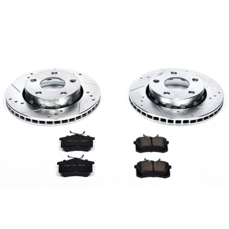 PowerStop Power Stop 00-02 Audi S4 Rear Z23 Evolution Sport Brake Kit