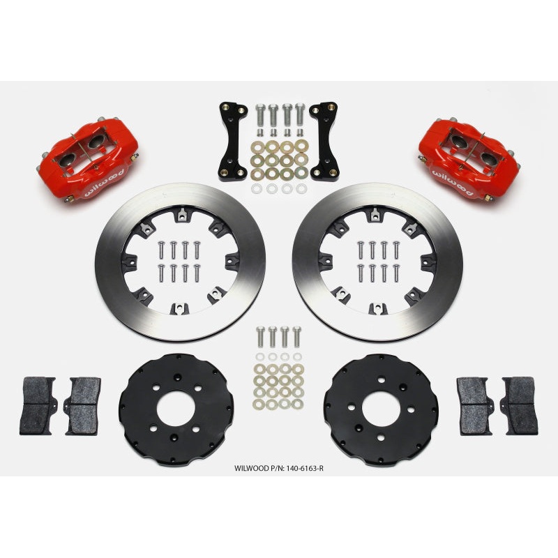 Wilwood Forged Dynalite Front Hat Kit 12.19in Red 94-01 Honda/Acura w/262mm Disc