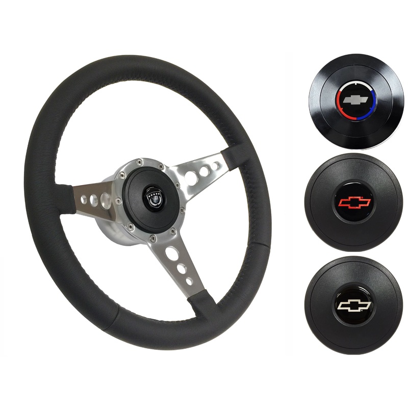 1969-75 Corvette Steering Wheel Kit | Black Leather | ST3056