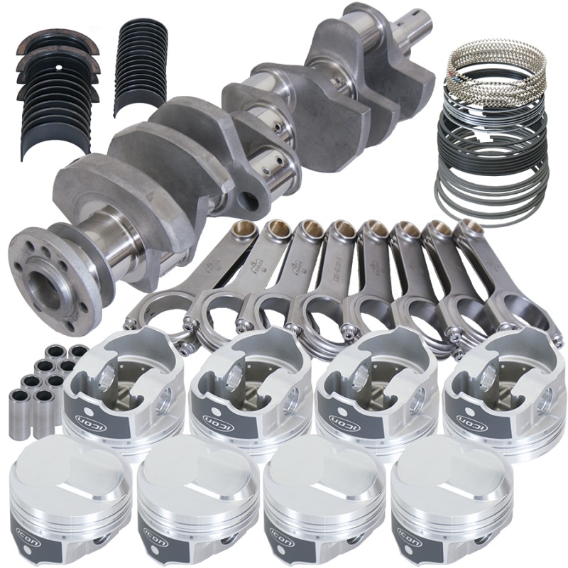 Eagle Chevy 454 4.000in Crank 6.135in H-Beam 43cc Dome 4.350in Pistons Rotating Assembly