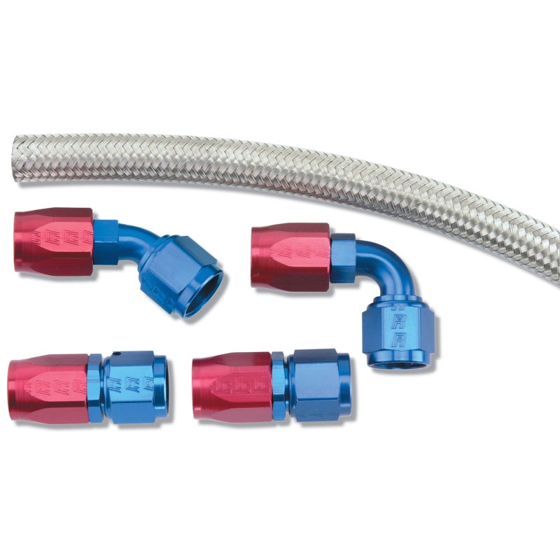 Russell Performance Holley – Fuel Pump to -8 Dual Inlet Kit (For ProFlex -4ft hose)