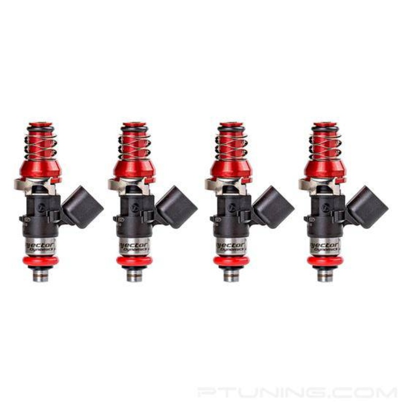 Injector Dynamics ID1700-XDS, for 00-05 S2000 / F series. 11mm (red) adapters. S2K lower. Set of 4.