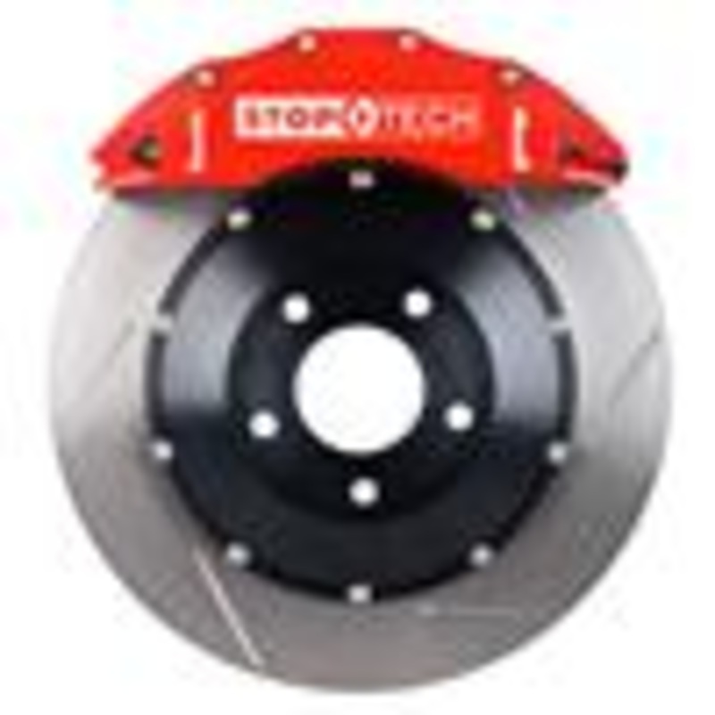 Stoptech 05-12 Porsche 911 Front BBK – ST-60 Caliper Red / 2pc Drilled 355x35mm Rotor