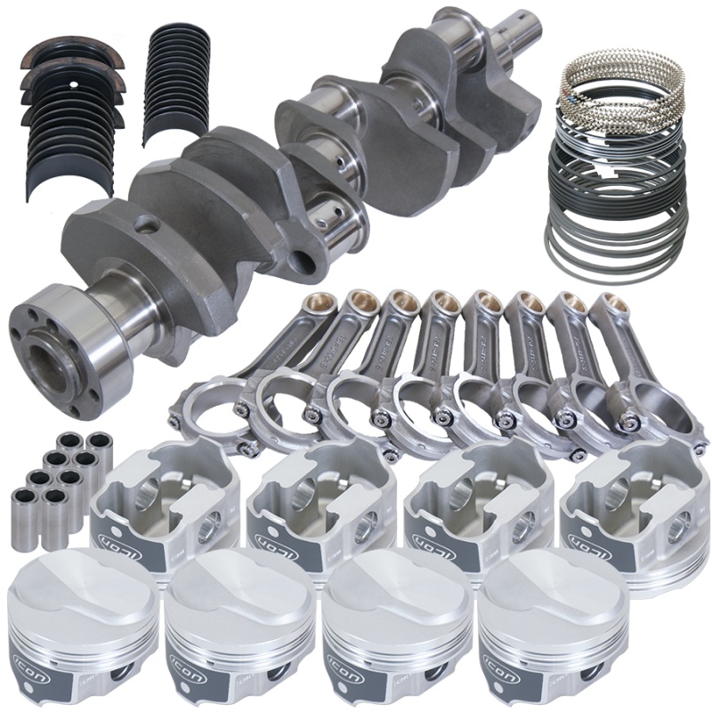 Eagle Chevy 454 1Pc 4.000in Crank 6.135in I-Beam Rod Closed Chamber 4.310in Piston Rotating Assembly
