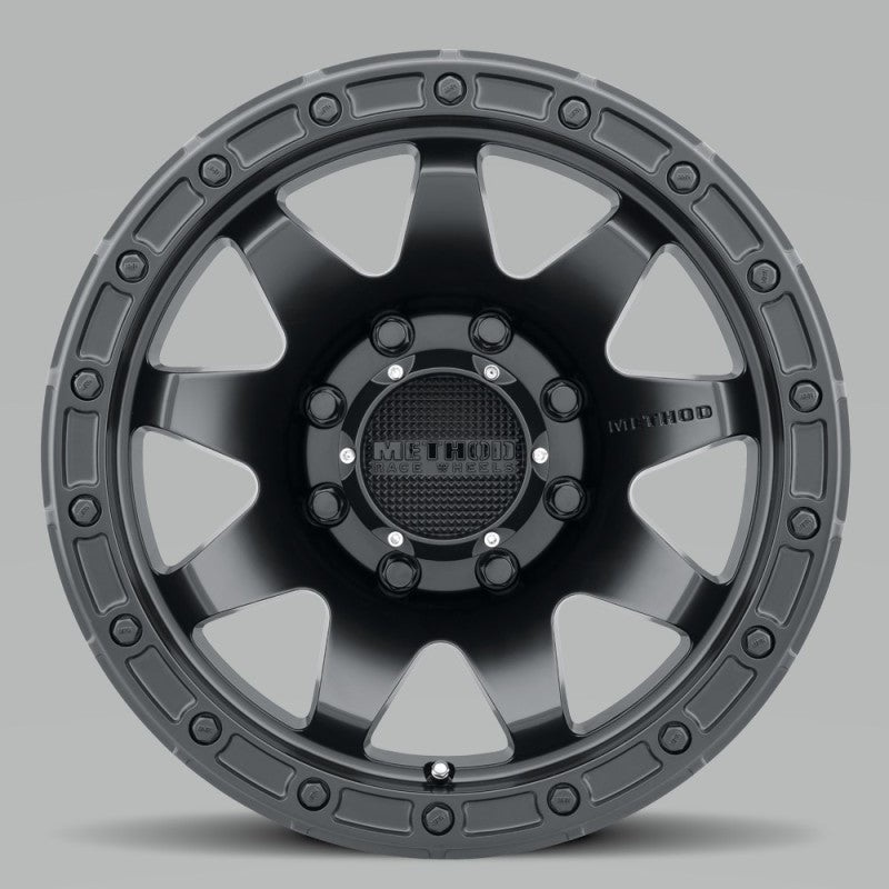 Method MR317 17×8.5 0mm Offset 8×180 130.81mm CB Matte Black Wheel | MR31778588500