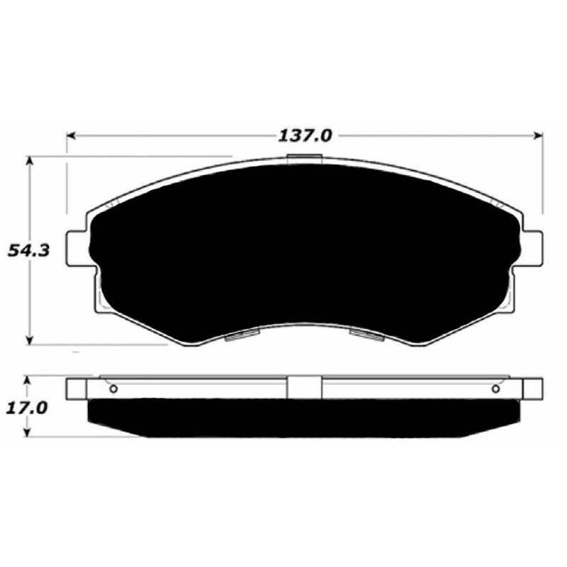Porterfield Brake Pads for 2004 NISSAN SENTRA 1.8L Basic R/Drums
