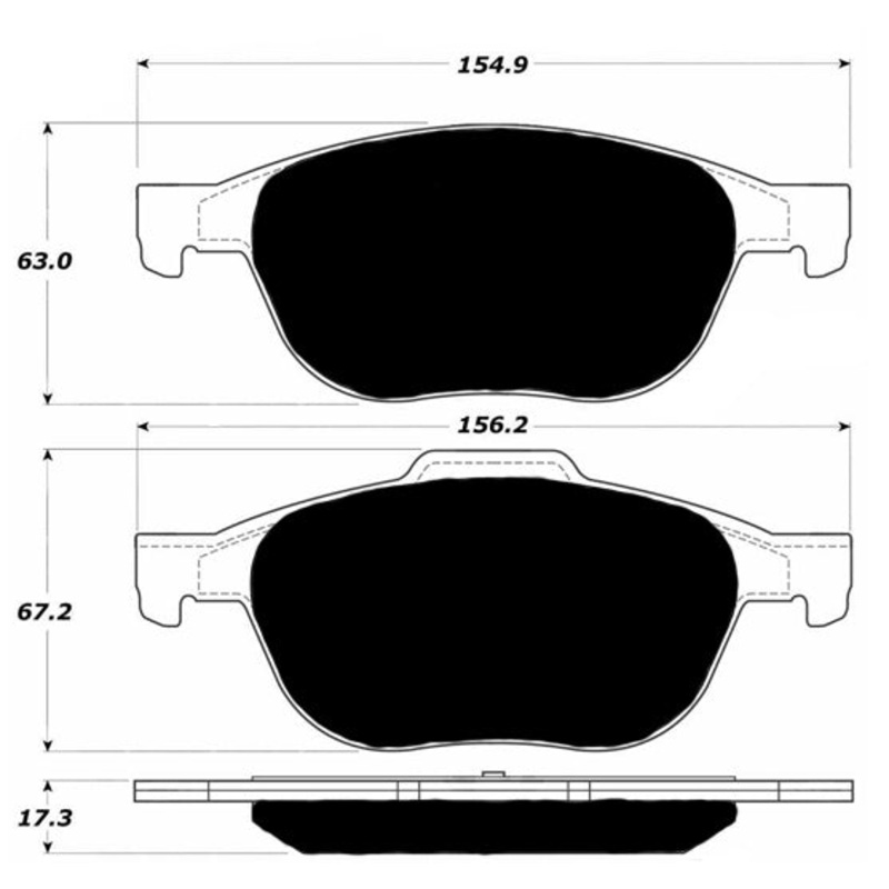 Porterfield Brake Pads for 2014 MAZDA 5
