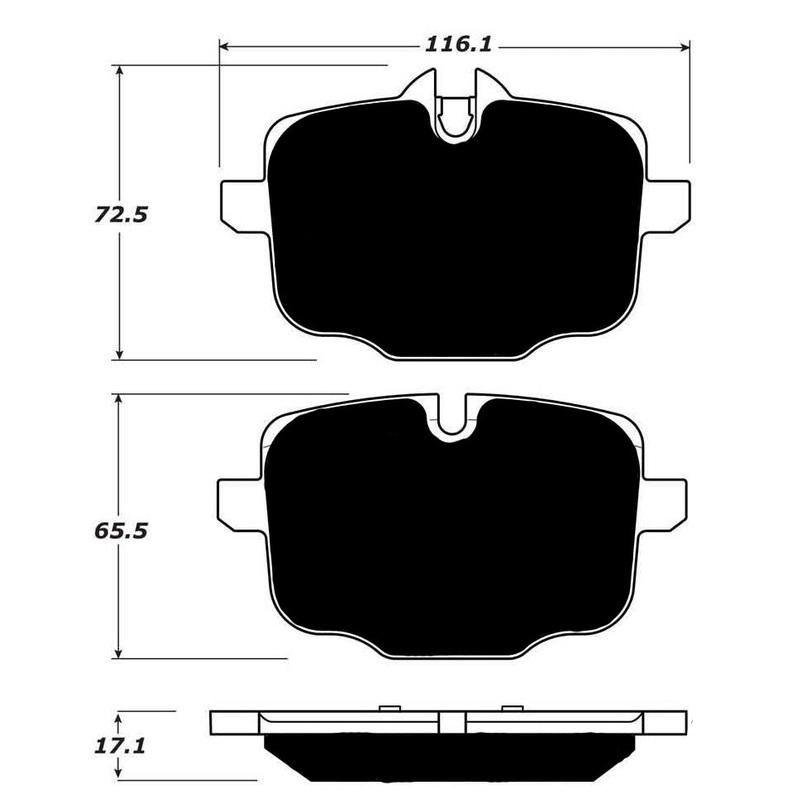 Porterfield Brake Pads for 2018 BMW 530eX – Sport M Brakes